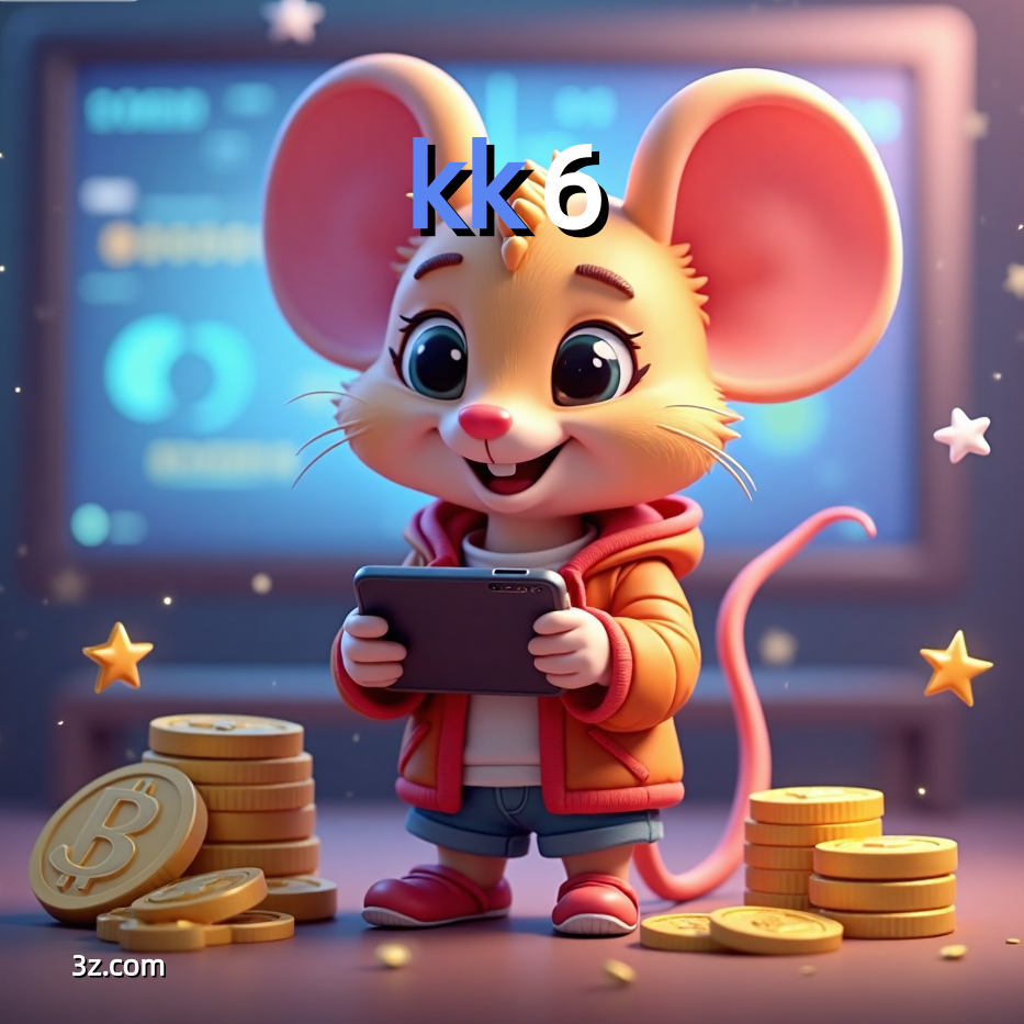 Imagem promocional da kk6 mostrando a plataforma e suas vantagens